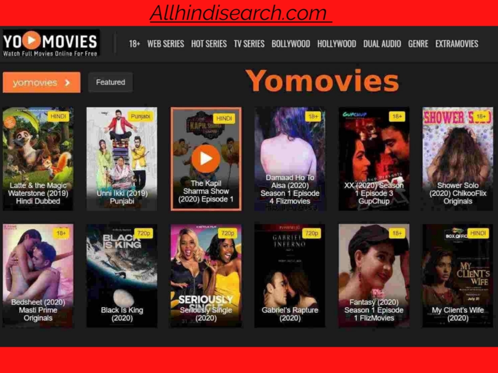 YoMovies 2022 Full Movie Download in Dual Audio 720p Website