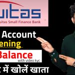 Equitas Small Finance Bank Zero Balance Account Opening Online